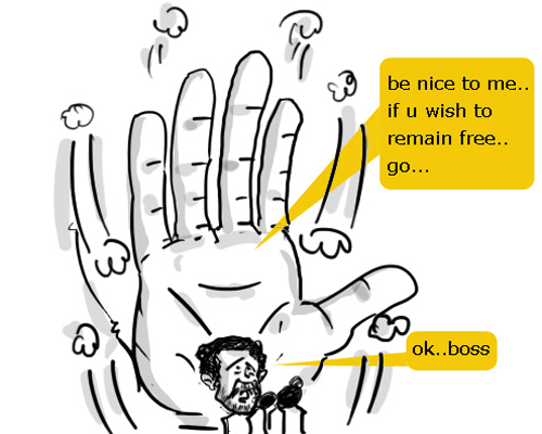 Freedom Costs? Funny Cartoon Jokes on Latest News and Current Affairs cartoon, congress cartoon